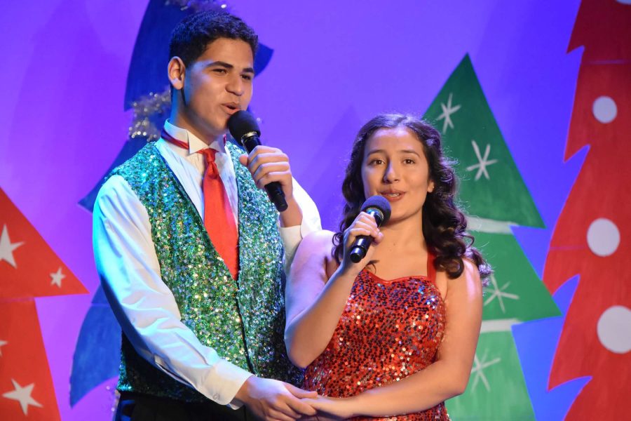 ACA members performing during the Swingin’ at Santa’s holiday choir pictures. While ACA performed alongside other choirs at the holiday concert, the upcoming concert will only feature ACA.