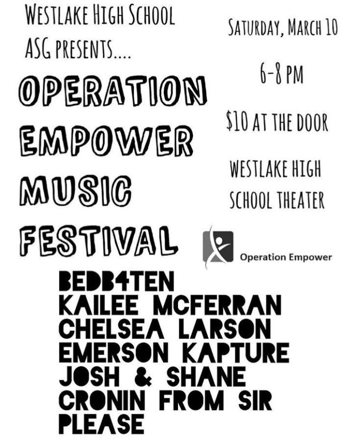 WHS to host Operation Empower Music Festival