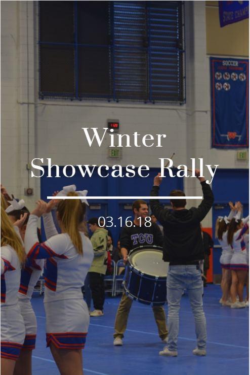 Winter Showcase rally features talented students