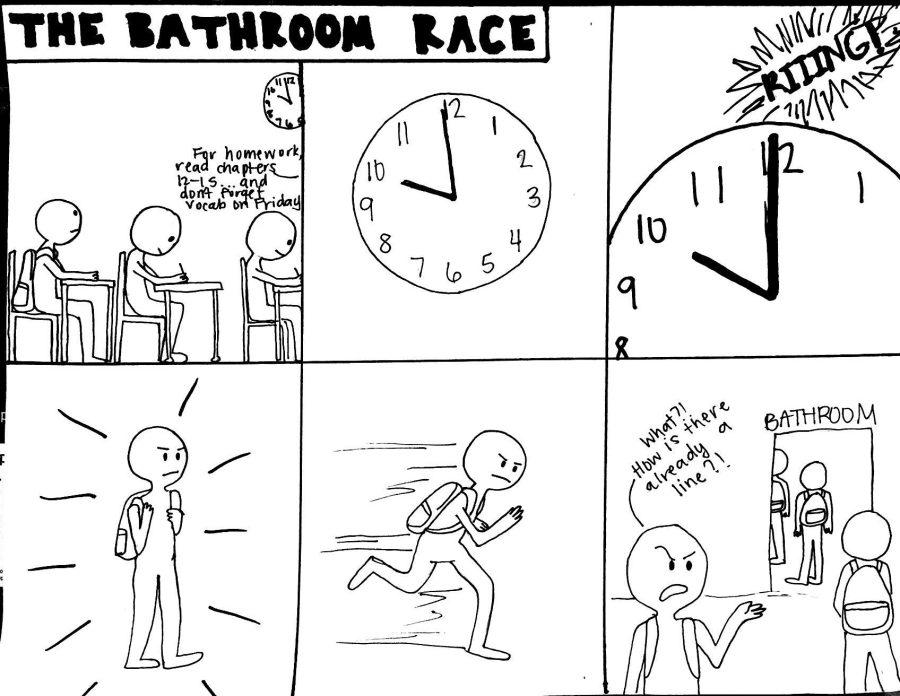 The Bathroom Race