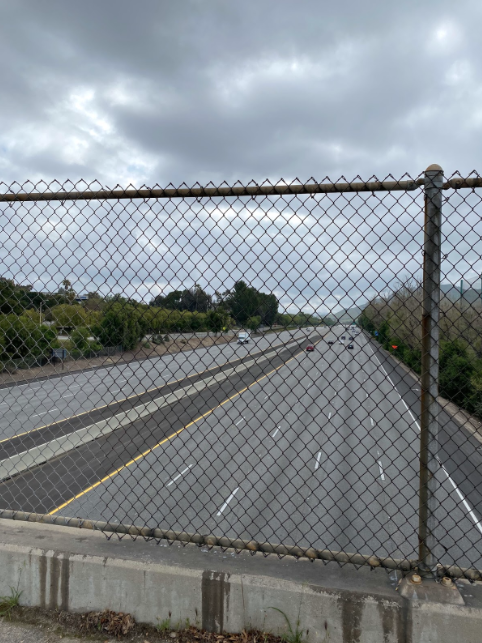 Usually full: Highway 101, normally bustling with traffic, is now nearly deserted as California Governor Newsom issues a stay-at-home order, placing the state in lockdown.