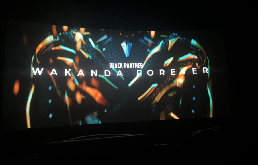 A POWERFUL CLOSE: As the movie comes to an end, Rihanna’s ballad “Lift Me Up” backs a display of T’Challa’s outline, to pay tribute to Chadwick Boseman. Following an emotional ending to the film, it wraps up with a beautiful title sequence.