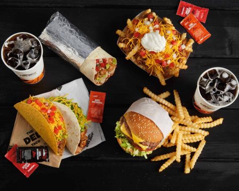 NOT SO NUTRITIOUS: Popular foods among teens often include unhealthy options such as hamburgers, fries, tacos and sodas. Delivery services can bring these foods from restaurants to students in a number of minutes.